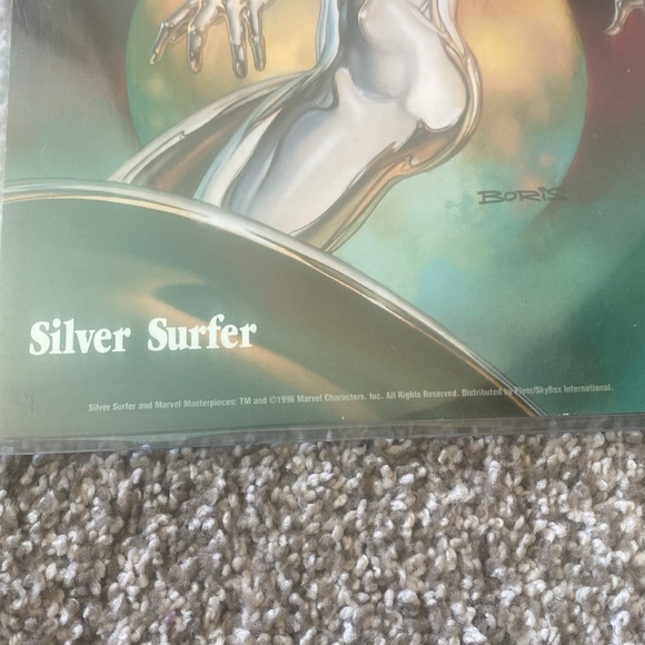 1996 MARVEL MASTERPIECES "SILVER SURFER" OVERSIZED MASTERPRINT - Picture 5 of 8